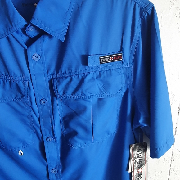 Brand New Mens Fishing Shirt Blue - Picture 3 of 7